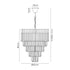 Kuna Pendant Round 5 Tier 19 Light